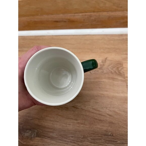 NWOT Starbucks 16oz Green Ceramic Mug With Purple Trees - Picture 4 of 5